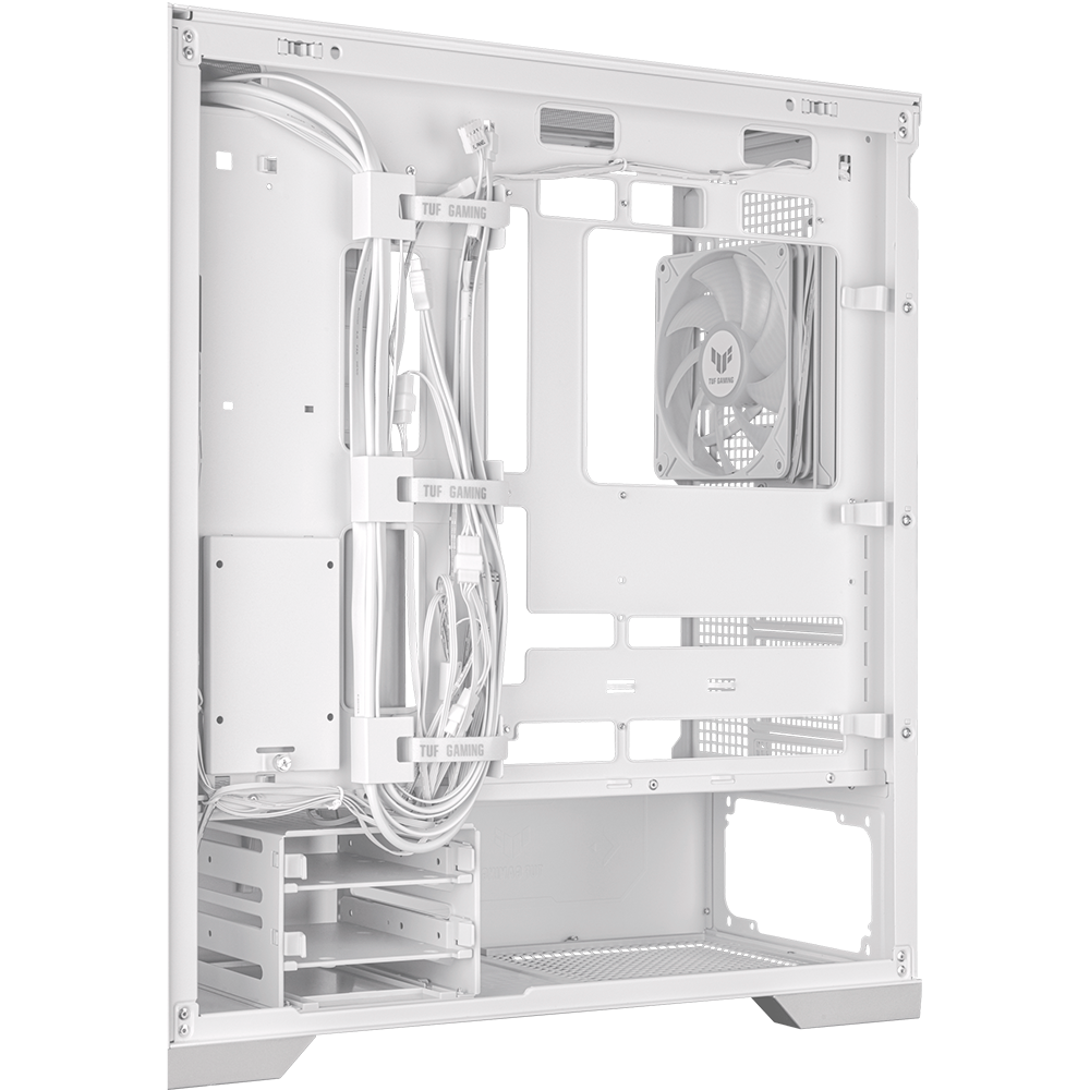 Gabinete ASUS TUF Gaming GT302 ARGB Blanco 4xFan 140mm Mid Tower