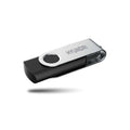 Memoria USB HYUNDAI CAPACIDAD DE 32GB U2BKP/32G/NEW - CUERPO PLASTICO/METAL. NEGRO/PLATA