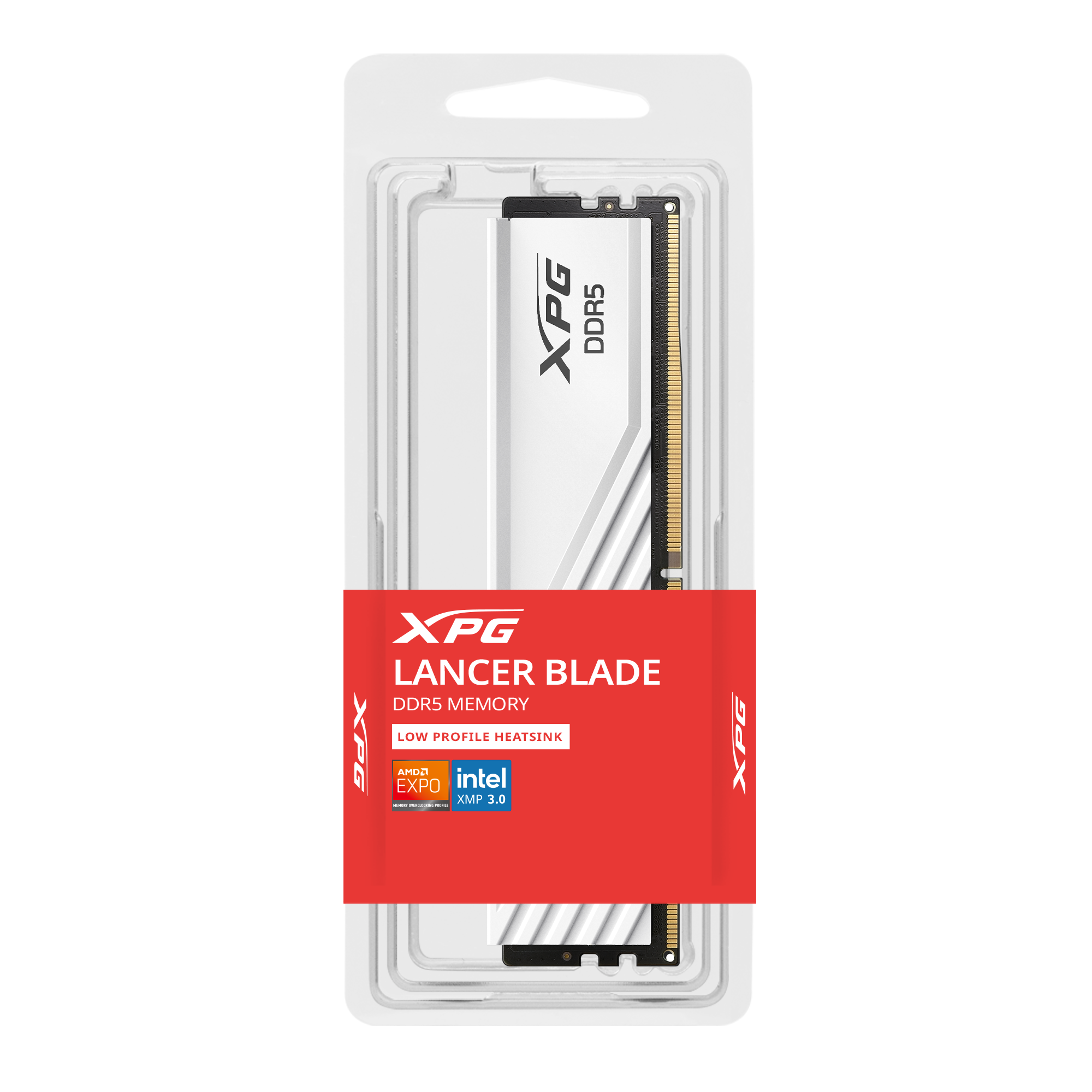 Memoria Adata XPG 8GB DDR5 5600Mhz Lancer Blade disipador blanco AX5U5600C468G-SLABWH