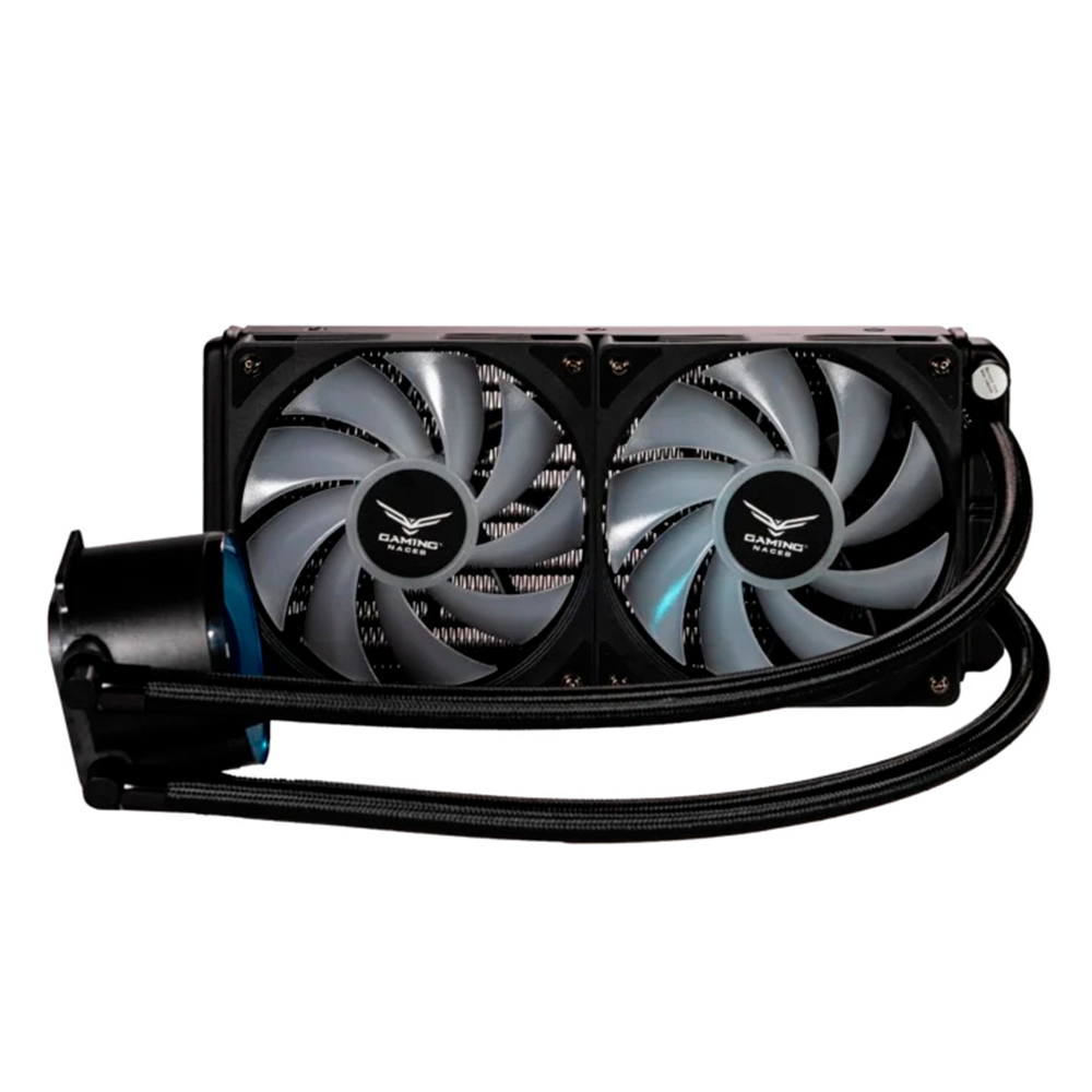 Enfriamiento Liquido Naceb 240MM Artico con iluminacion ARGB color Negro