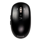 Mouse Inalambrico Naceb slim color Negro USB 3200 DPI 5 botones