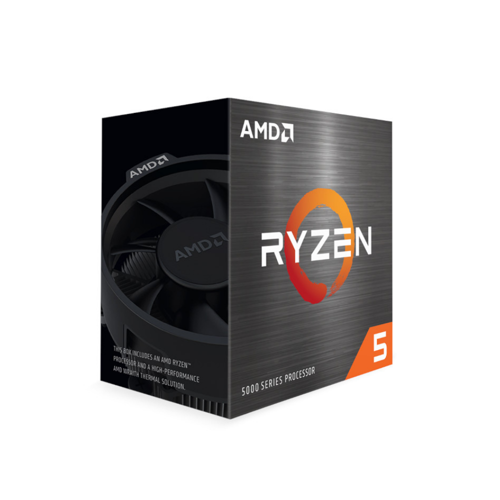 Procesador AMD Ryzen 5 5600X Con Disipador — Socket AM4, 6 Núcleos, 3.7 GHz, 65W