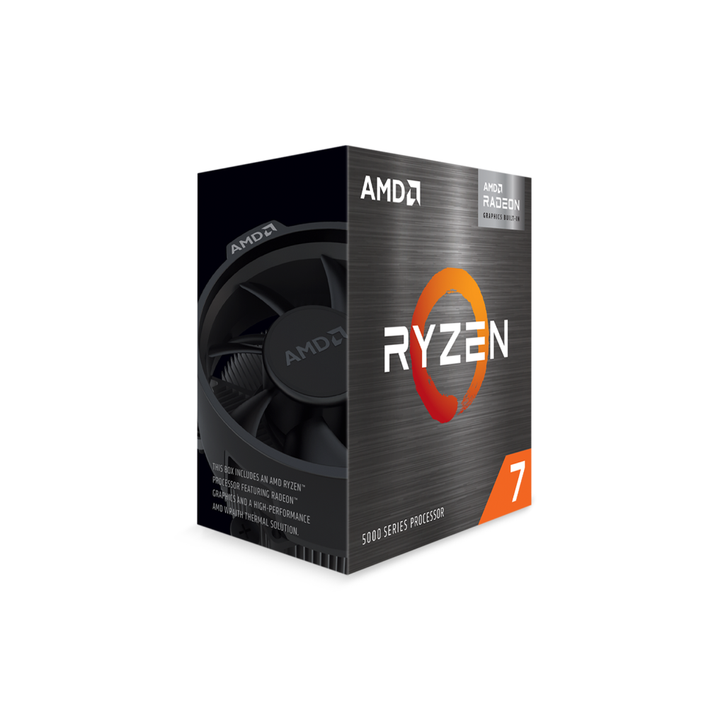 Procesador AMD Ryzen 7 5700G Con Disipador Y Gráficos Integrados — Socket AM4, 8 Núcleos, 3.8 GHz, 65W
