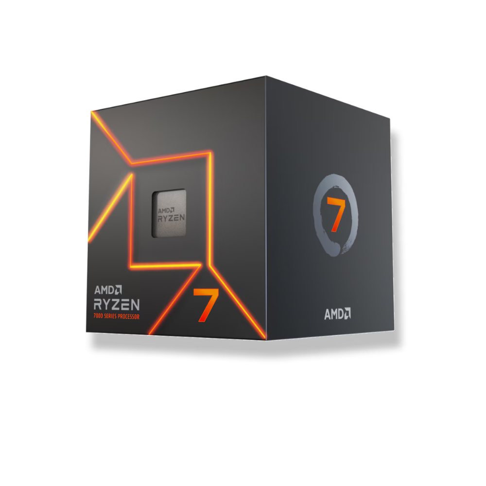 Procesador AMD Ryzen 7 7700 Con Disipador Y Gráficos Integrados — Socket AM5, 8 Núcleos, 3.8 GHz, 64W