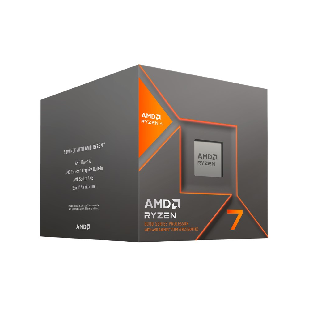 Procesador AMD Ryzen 7 8700G con Disipador y Gráficos Integrados - Socket AM5, 8 Núcleos, 4.2 GHz, 65W