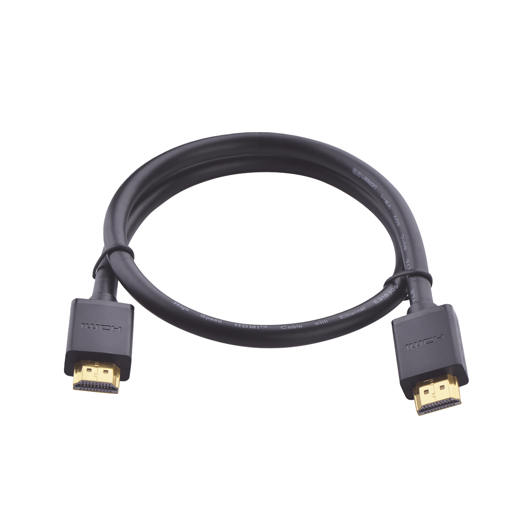 Cable HDMI 2.0 4K60Hz 1m HDR 3D HEC ARC 48bit 32 Canales HDCP Dolby TrueHD 18Gbps Blindaje Premium