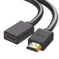 Cable Extensor HDMI 1m 4K60Hz 3D HDR Macho Hembra Cobre Estañado Transmisión Estable