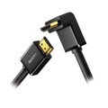 Cable HDMI 2.0 Ángulo 90° 3m 4K60Hz HDR 3D HEC ARC CEC 32 Canales HDCP 2.2 Dolby Atmos 18Gbps Blindaje