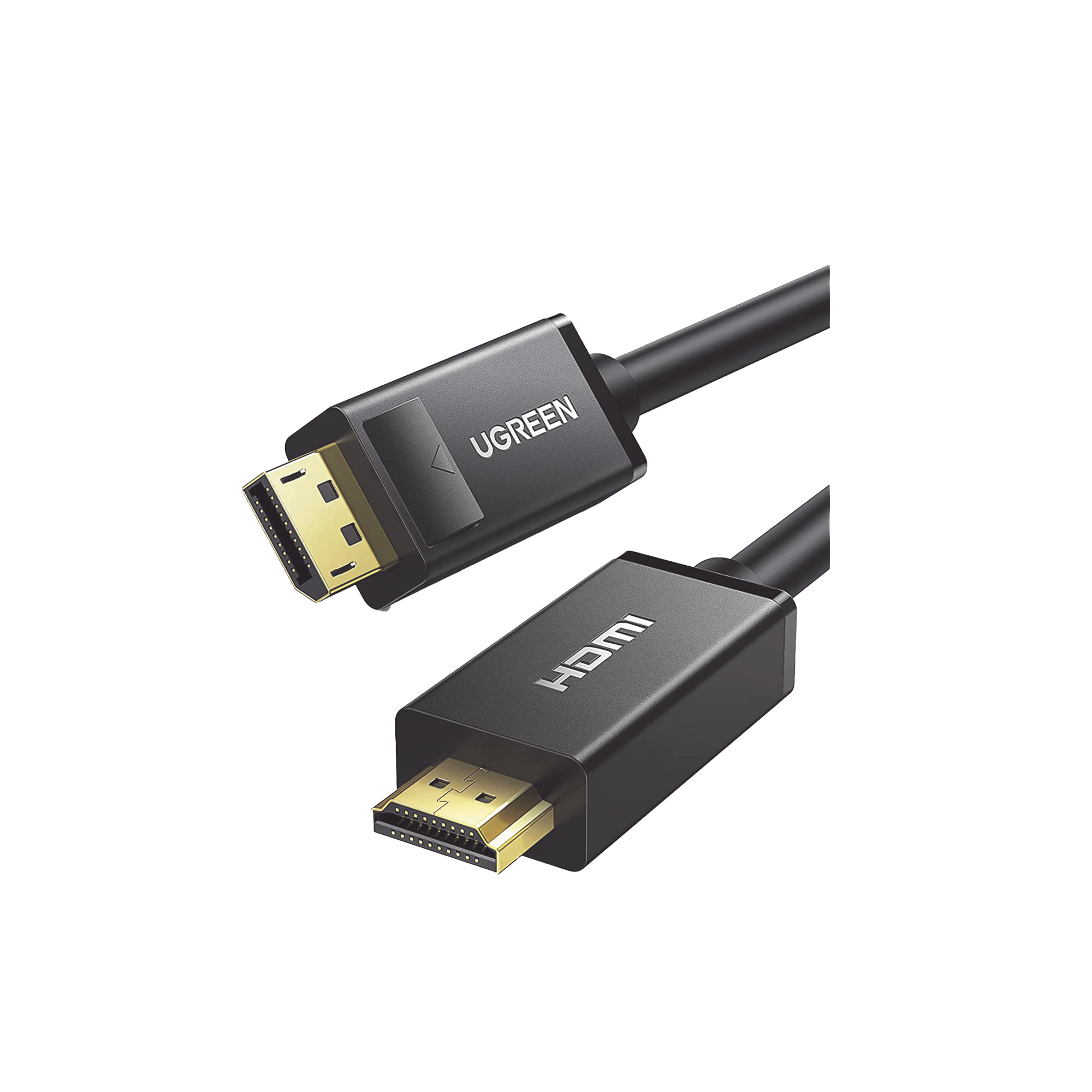 Cable DP a HDMI 5m 4K30Hz 3D Cobre 28AWG Blindaje Unidireccional Botón Liberador Chip Avanzado