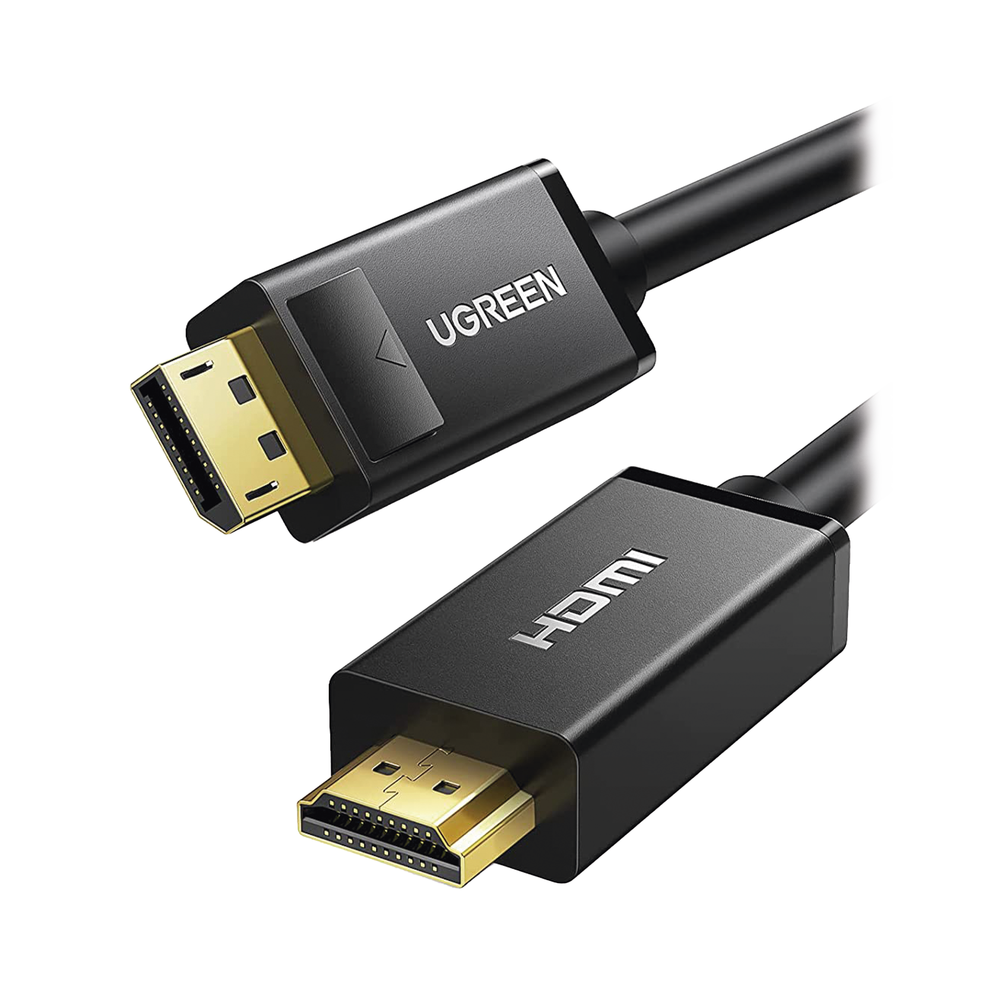 Cable DP a HDMI 1.5m 4K30Hz 3D Cobre 28AWG Blindaje Unidireccional Botón Liberador Chip Avanzado
