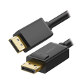 Cable DisplayPort 1.2 Macho Macho 1.5m DP1.2 4K60Hz 2K144Hz 3D Color 8 10bit Blindaje Cobre 28AWG Botón Liberador