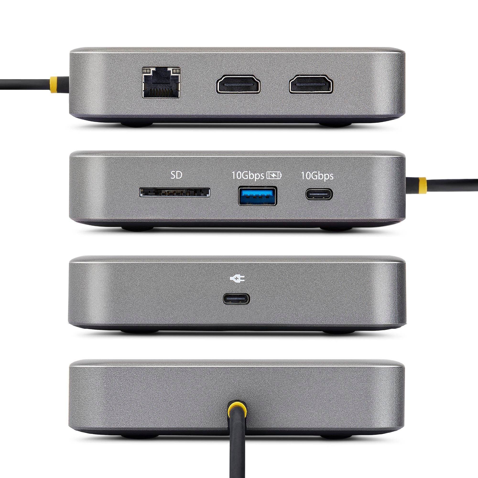 Docking Station USB-C Video Doble HDMI 4K 60Hz Hub USB 3.1 PD 100W StarTech 102B-USBC-MULTIPORT