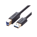 Cable USB A 3.0 a USB B 2m Plug and Play Compatibilidad Universal Impresora Escáner Piano Barra Sonido