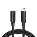 Cable USB C 3.1 Gen 2 Macho Hembra 1m Thunderbolt 3 TPE 10Gbps 100W Reversible
