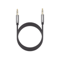 Cable Auxiliar 3.5mm a 3.5mm 5m Macho Macho TPE Aluminio Negro