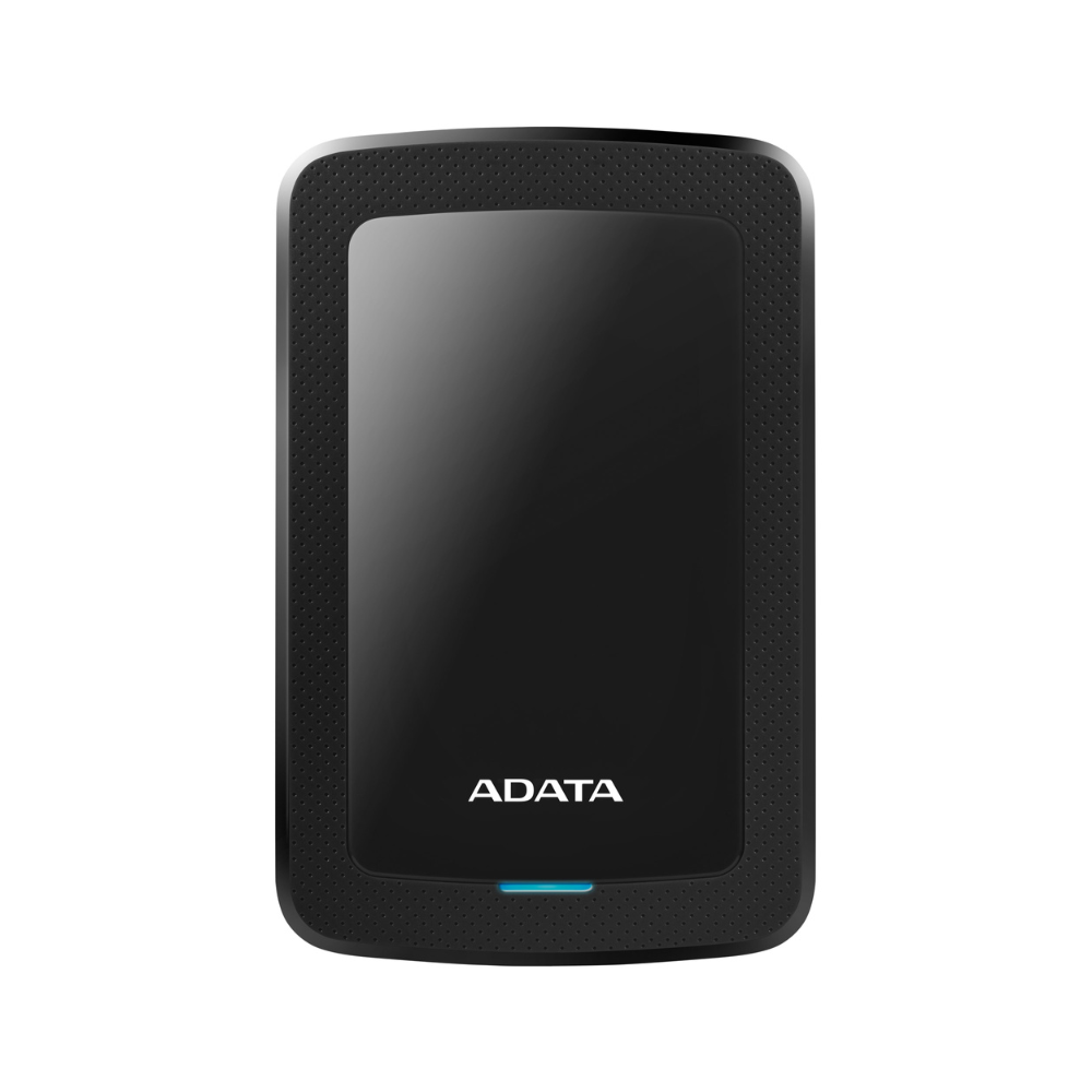 Disco duro externo Adata 2TB, 2.5", USB 3.1, HV300 Slim, color negro.