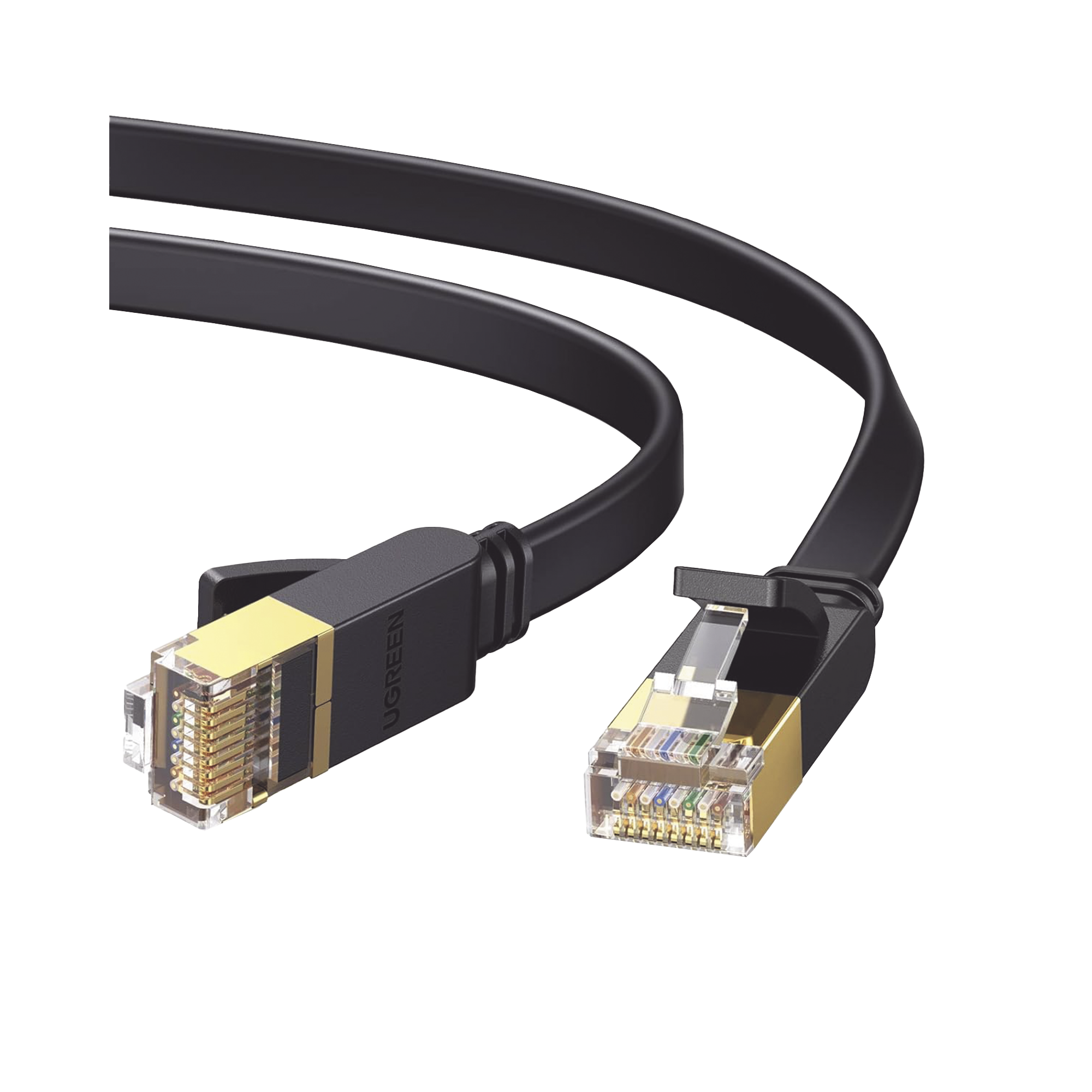 Cable Ethernet Cat7 Plano U FTP 10Gbps 600MHz 2m