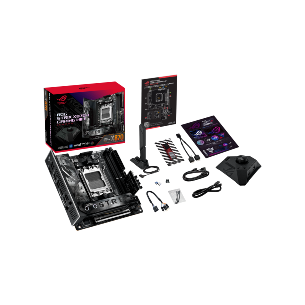 Tarjeta madre Asus Rog Strix X870-I Gaming Wifi socket AM5 2xDDR5 2xUSB4 C 1xHDMI Mini-ITX