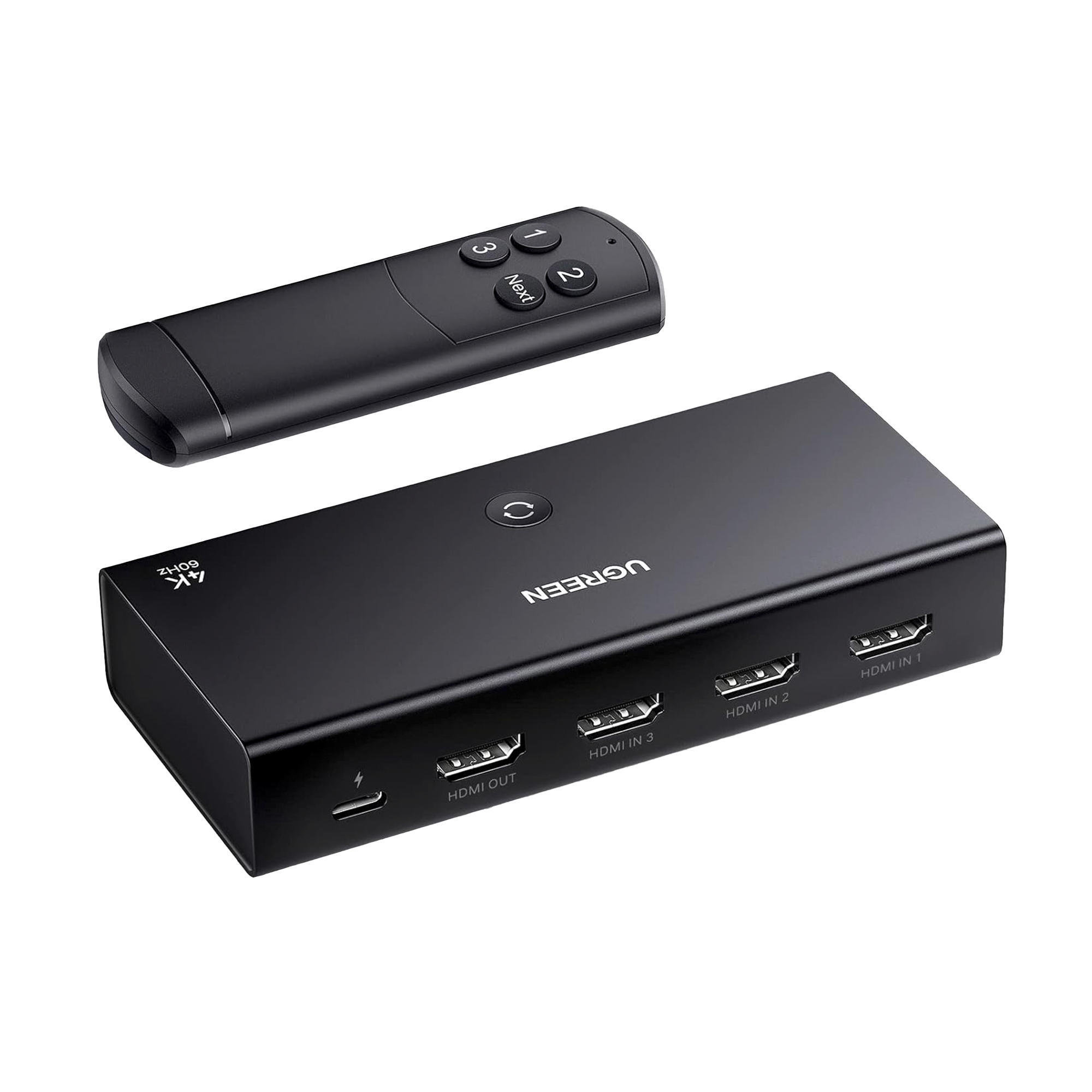 Switch HDMI 4K60Hz 3x1 3D HDR Dolby Atmos DTS 5.1 7.1 HDCP 2.2 PCM 2.0 HDMI 2.0 Control Remoto Antilag