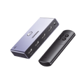 Switch HDMI 2.1 8K 3x1 Control Remoto 8K60Hz 4K120Hz 3D HDR HDCP 2.3 Aluminio