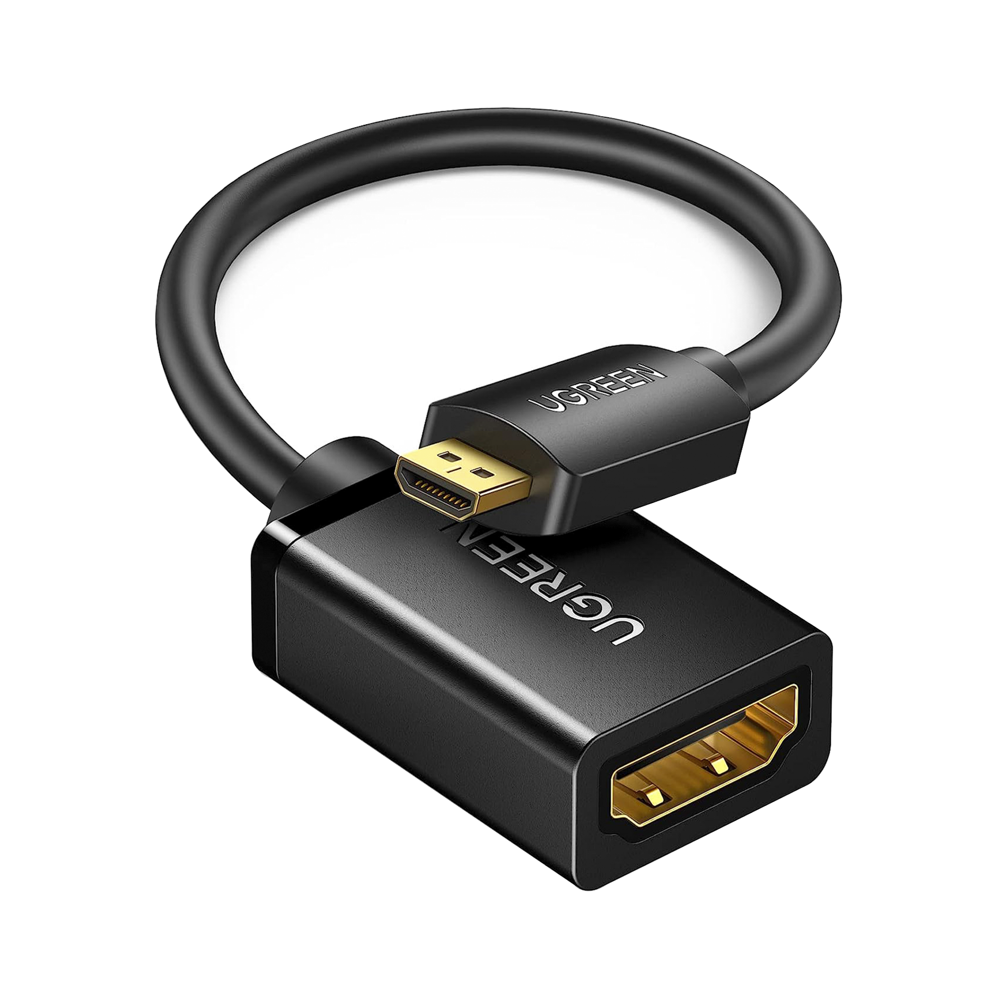 Adaptador Micro HDMI a HDMI Tipo D 4K60Hz 18Gbps HDR 3D ARC HDCP PC ABS 22cm
