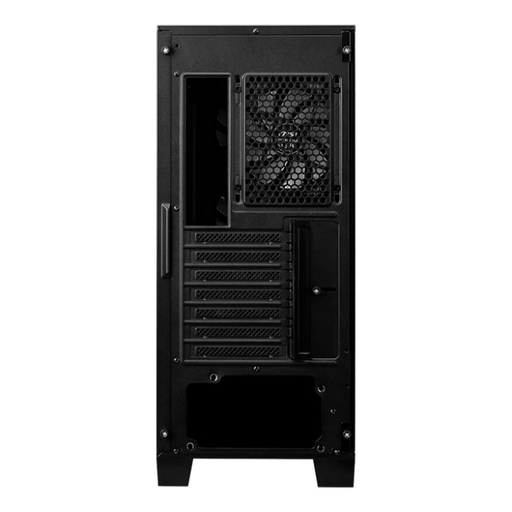 Gabinete MSI MAG Forge 321R Airflow Cristal TEMP ATX MIDI-TOWER ATX/MICRO-ATX/MINI-ITX sin Fuente 4 Ventiladores Negro