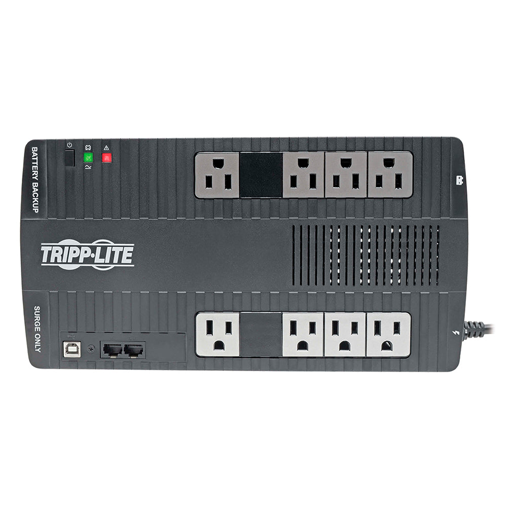 UPS interactivo TrippLite AVR550U 550VA/300W AVR 120V 8 NEMA 5-15R (4 con protección batería) pared/escritorio 50/60Hz