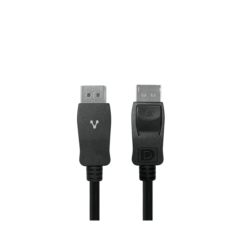 Cable Vorago DisplayPort Macho-Macho 2M 4K 32.4Gbps Negro (CAB-309)