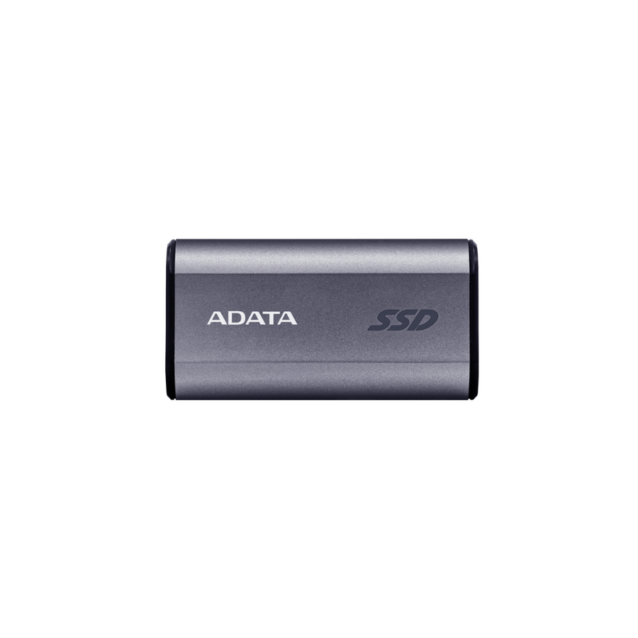 Unidad de Estado Solido Externo ADATA SC750 de 500GB, USB C 3.2, Gris.