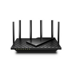Router Wi-Fi 6 Doble Banda AX5400, MU-MIMO 4x4 y OFDMA, 1 Puerto WAN 10/100/1000 Mbps, 4 Puertos LAN 10/100/1000 Mbps, 1 Puerto USB 3.0, 6 Antenas Potentes, App Tether y Proteccion HomeShield