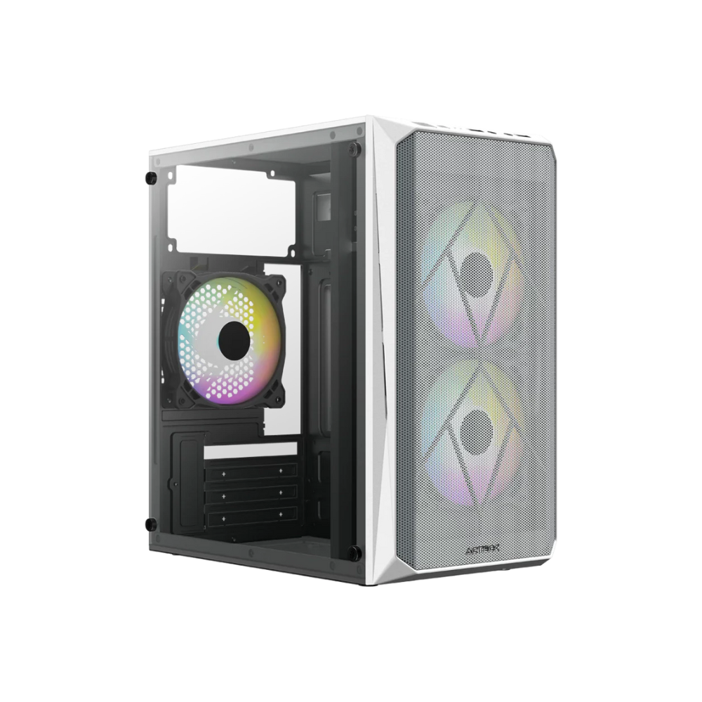 Gabinete Acteck Doom GI630 Mini Torre ATX 500W Acrílico Blanco — Modelo AC-935746