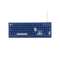 Teclado Slim Getttech Azul Español USB con Reposamanos (GGK-ESMWR-02-BL)