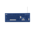 Teclado Slim Getttech Azul Español USB con Reposamanos (GGK-ESMWR-02-BL)