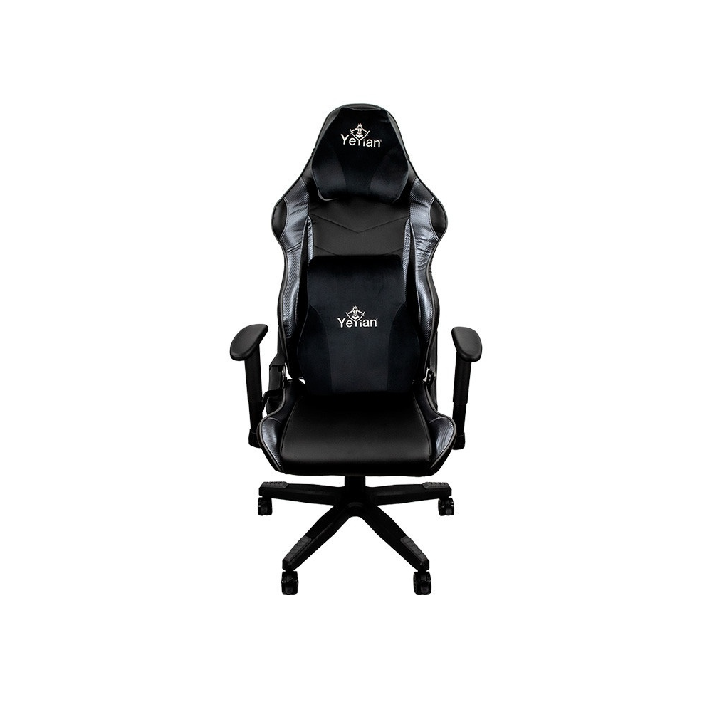 Silla Gaming Yeyian Gerd 2D - Negro/Oxford, Tacto Piel, Soporta 150 kg (YSG-71311)