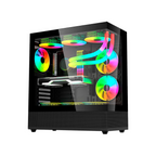 Gabinete Balam Rush Tank 9200 Media Torre USB 3.0 3 Ventiladores ARGB Negro — Modelo BR-938723