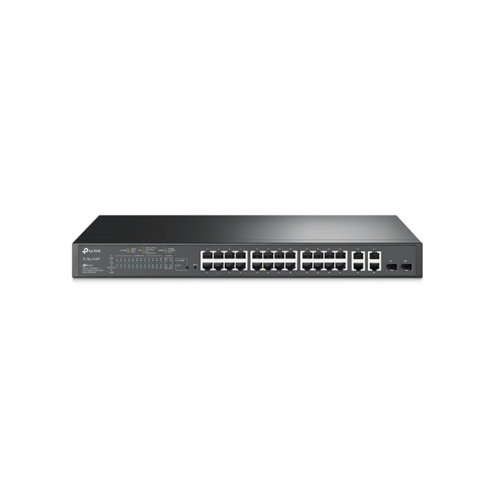 Switch PoE+ JetStream SDN 24 Puertos 10/100Mbps + 2 Uplink 10/100/1000Mbps + 2 SFP, 250W