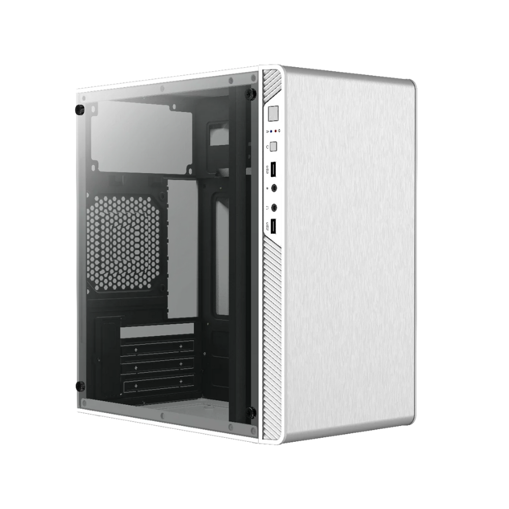 Gabinete Acteck Performance II GI215 Mini Torre ATX 500W Blanco — Modelo AC-935852