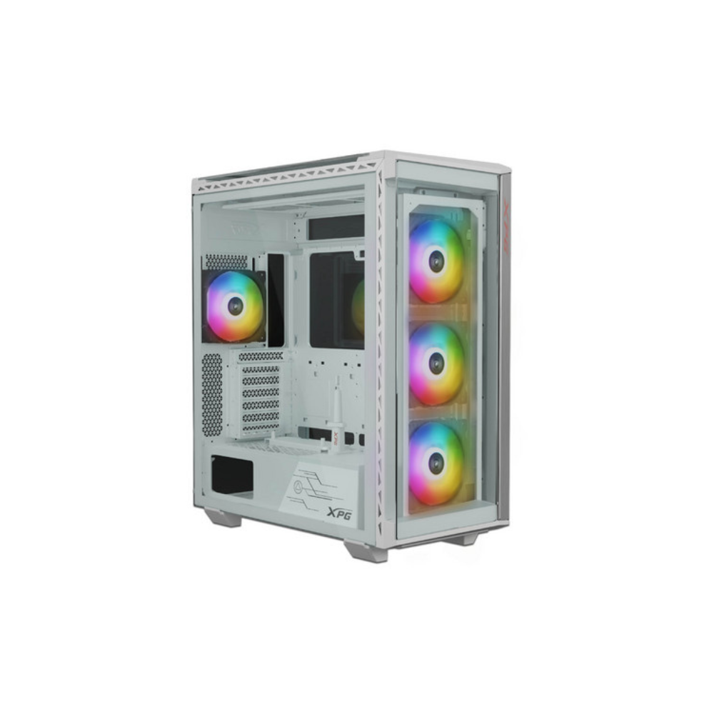Gabinete XPG BATTLECRUISERIIPST-WHCWW Blanco 4 Ventiladores 120mm ARGB ATX / Micro-ATX / Mini-ITX 550×225×506 mm