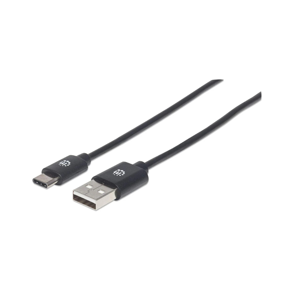Cable USB C Manhattan A Tipo A Macho 2.0 2Mts (354929)