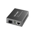 Convertidor Fibra optica WDM Monomodo SC, 1 Puerto RJ45 10/100 Mbps, Hasta 20 Km (Requiere MC111CS)