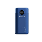 Cargador ADATA Power Bank 10000mAh, Azul Marino, AP10000QCD-DGT-CDB