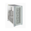 Gabinete Corsair ICUE 4000X RGB Blanco Cristal Templado ATX Semitorre 3 Ventiladores RGB