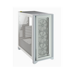 Gabinete Corsair ICUE 4000X RGB Blanco Cristal Templado ATX Semitorre 3 Ventiladores RGB