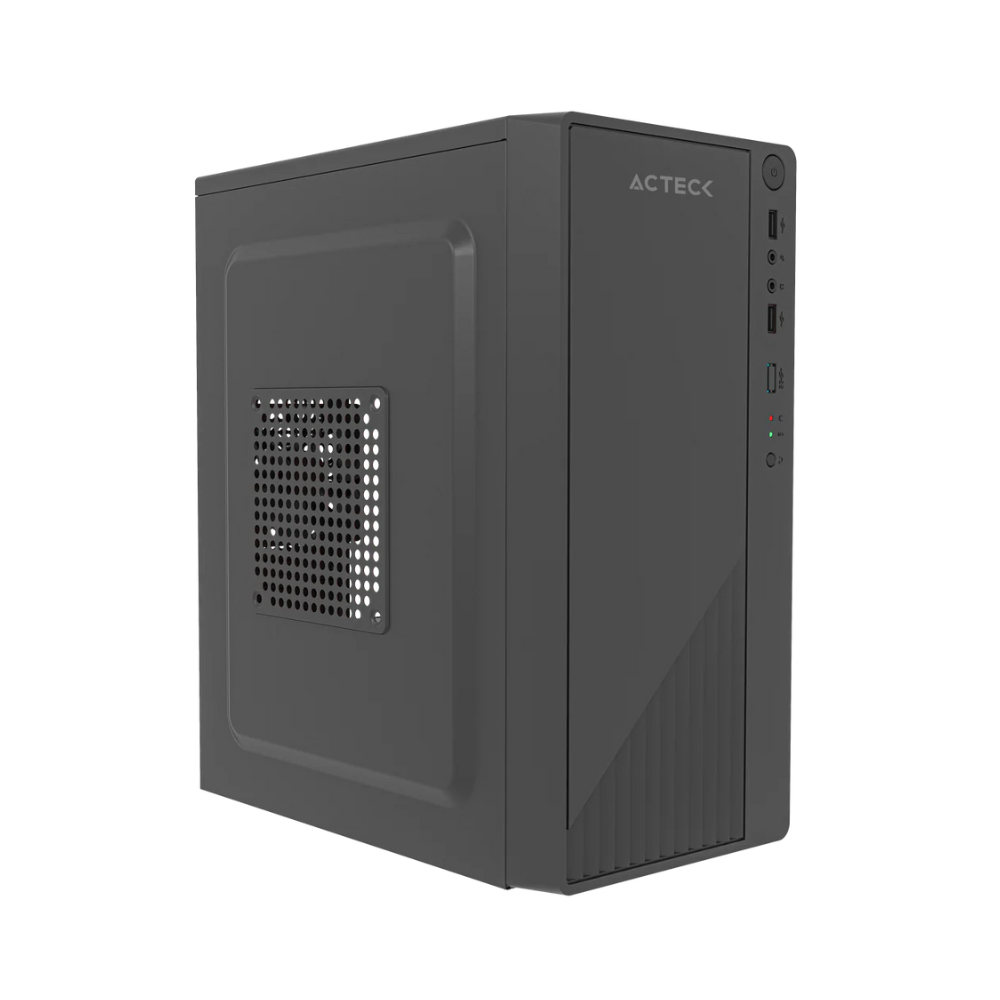 Gabinete Acteck Kioto GC220F Negro Mini Torre Fuente 500W