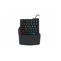 Teclado gamer Naceb one hand alambrico atheris retroiluminado rgb