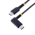 Cable USB-C 1m Acodado Recto PD 60W 3A Carga Rapida StarTech.com Mod. R2CCR-1M-USB-CABLE