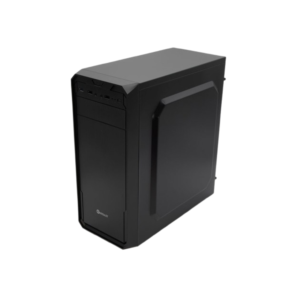 Gabinete GETTTECH GG-1803 ATX con Fuente 500W, 1 Ventilador, 2 USB 2.0, 1 USB 3.0, Negro