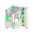 Gabinete Balam Tank Pro GM955 Mini Torre / Mini ATX Cristal Blanco — Modelo BR-937337
