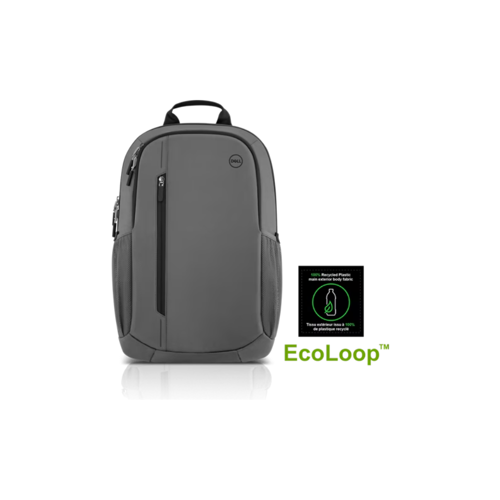 Mochila Dell EcoLoop Urban para Laptop de hasta 15.6" - Gris, Resistente a la Intemperie - 460-BDJQ