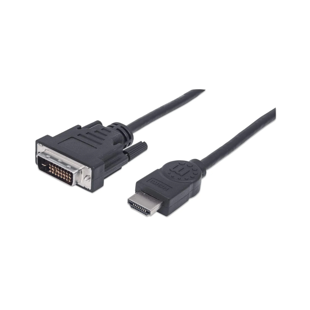 Cable HDMI a DVI-D M-M 1.8M Manhattan (372503)